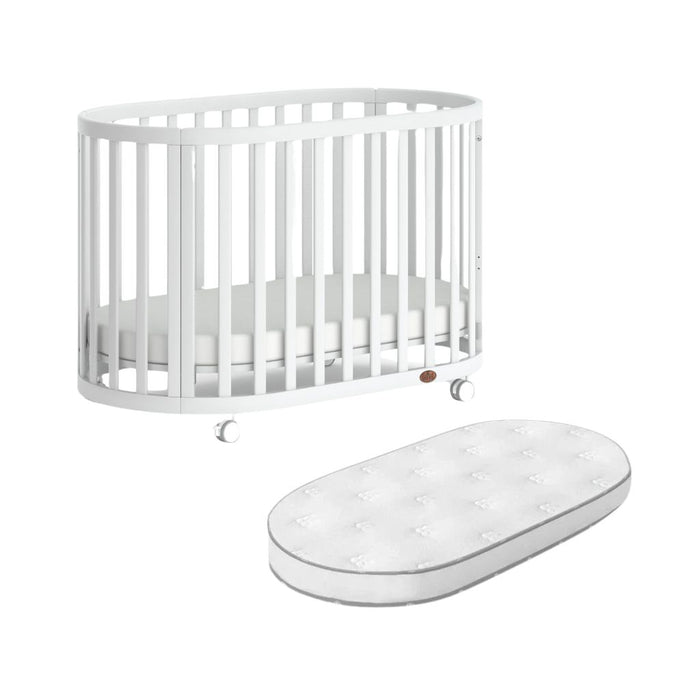 Boori Eden Oval Cot With Mattress