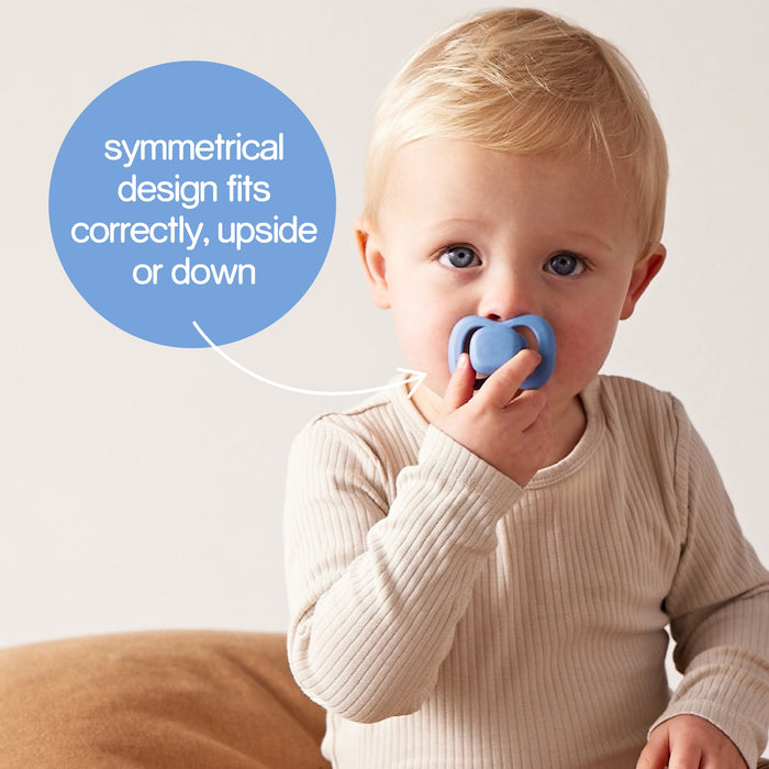 pacifier twin pack - forest + sage (silicone only)