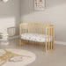 Boori Eden Oval Cot With Mattress