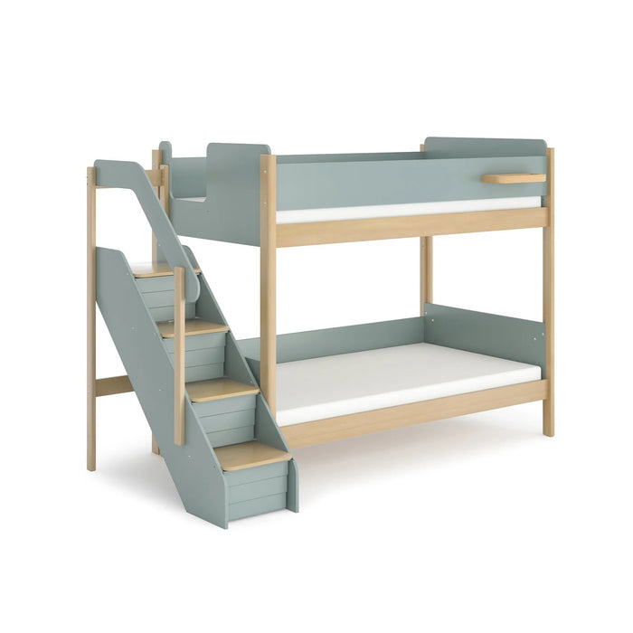 Boori Natty King Single Bunk With Storage Staircase Baby Little Planet