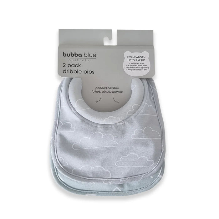 Bubba Blue Nordic 2pk Dribble Bibs