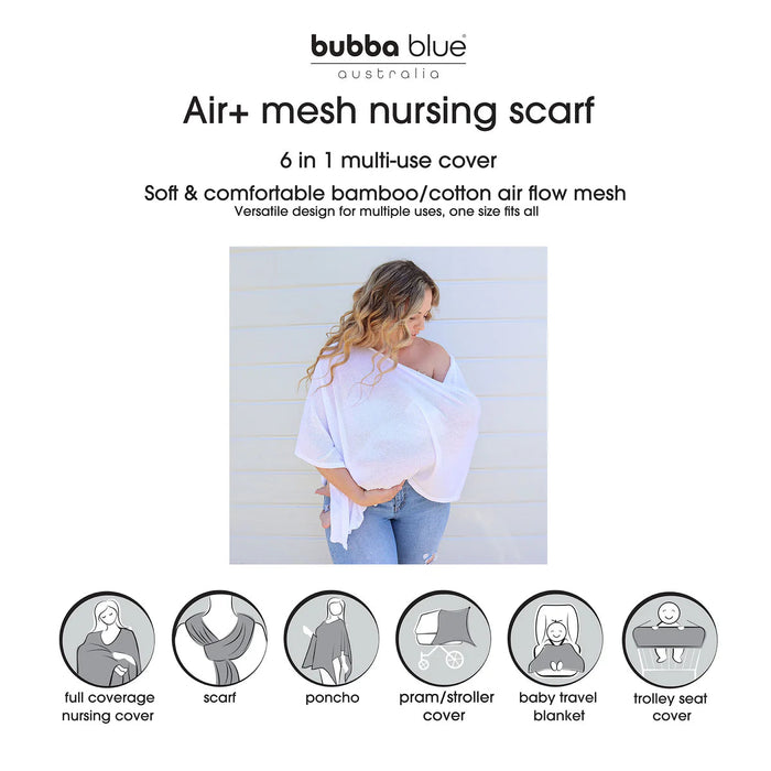 Bubba Blue Nordic AIR+ Mesh Nursing Scarf