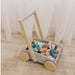 Bubble Wooden Baby Push Cart & Walker