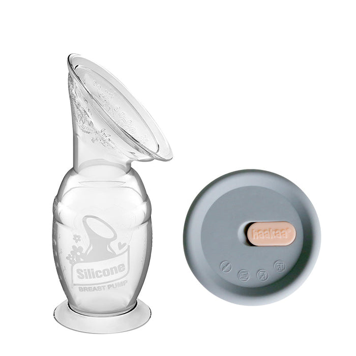 Haakaa Silicone Breast Pump & Cap Combo