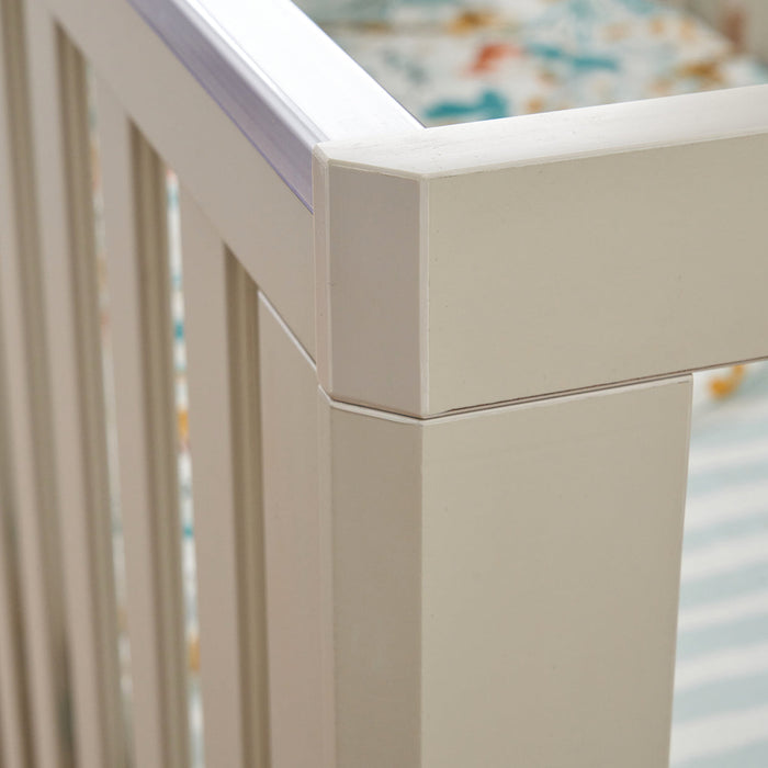 Hygge Cot in Light Oak & White Sand