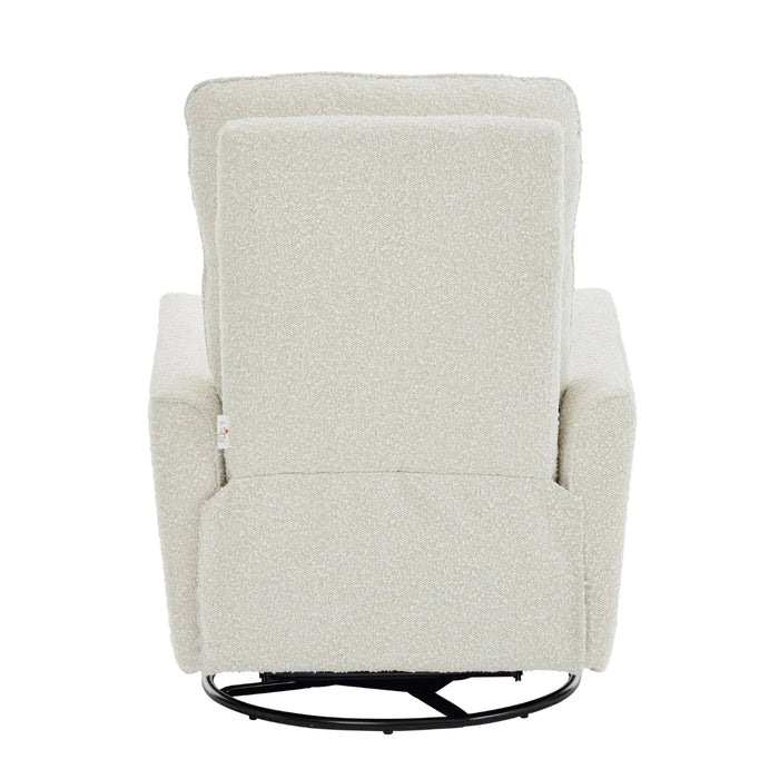 Il Tutto Felix Glider Recliner Nursery Chair Vanilla Boucl Baby