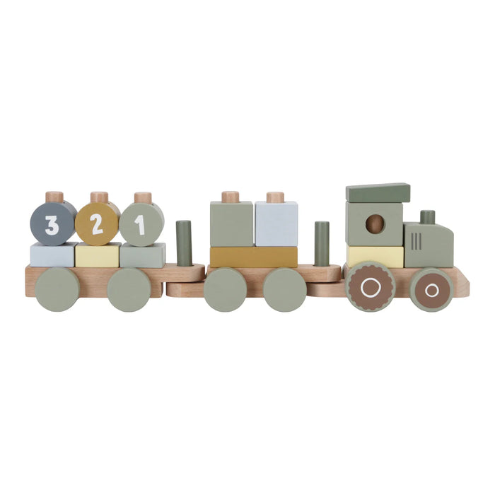 Little Dutch Little Farm Stacking Train Tractor