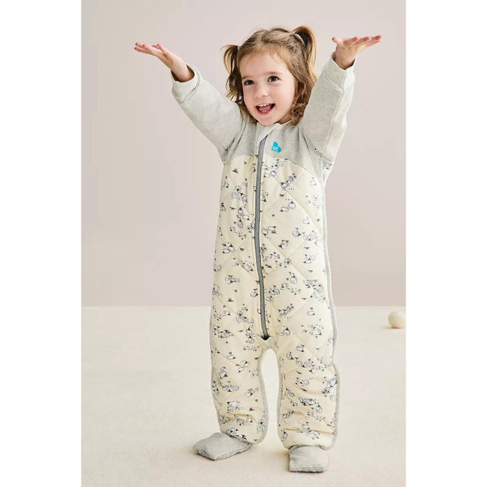 Love to Dream Sleep Suit with Organic Cotton & Australian Merino Wool 3.5 Tog - Sheep Life Sand