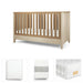 Mamas & Papas Harwell 4 Piece Set with Cot Bed, Mattress, Fitted Sheets & Mattress Protector