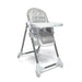 Mamas & Papas Snax Adjustable Highchair with Removable Tray - Grey Spot