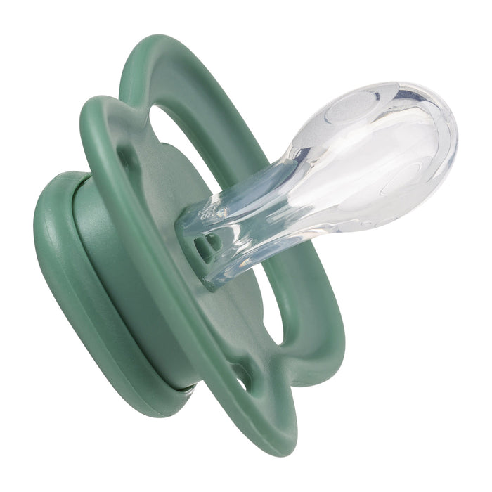 pacifier twin pack - forest + sage (silicone only)