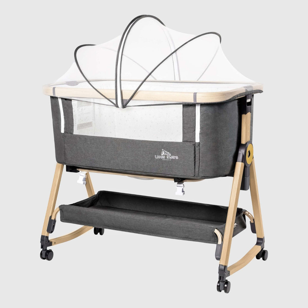 Little Riders Baby Bassinet with Mattress Rocking Crib Co sleeping cr Baby Little Planet