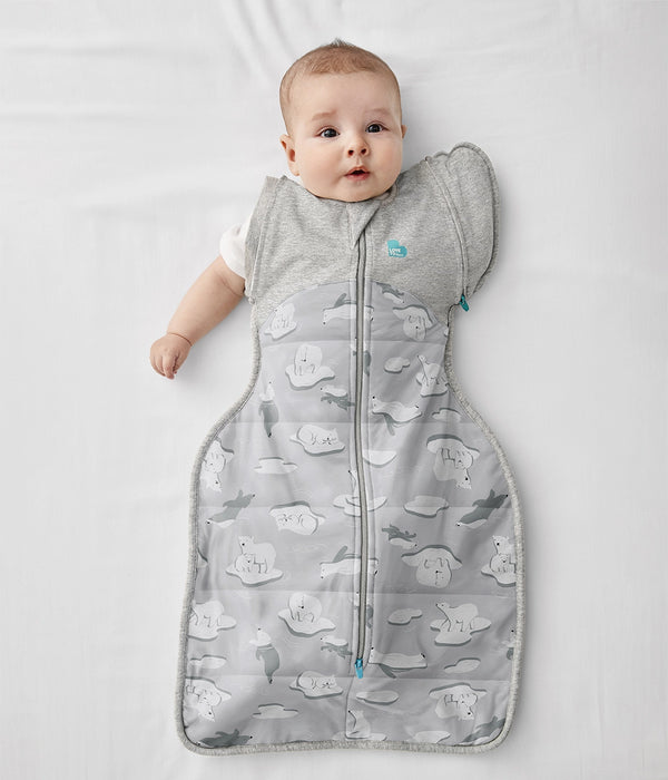Love to Dream Swaddle Up Transition Bag Extra Warm 3.5 Tog - South Pole Grey